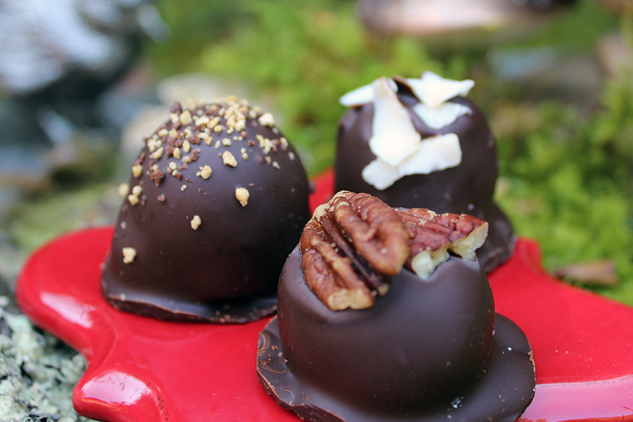 Wren Valley chocolate truffle trio